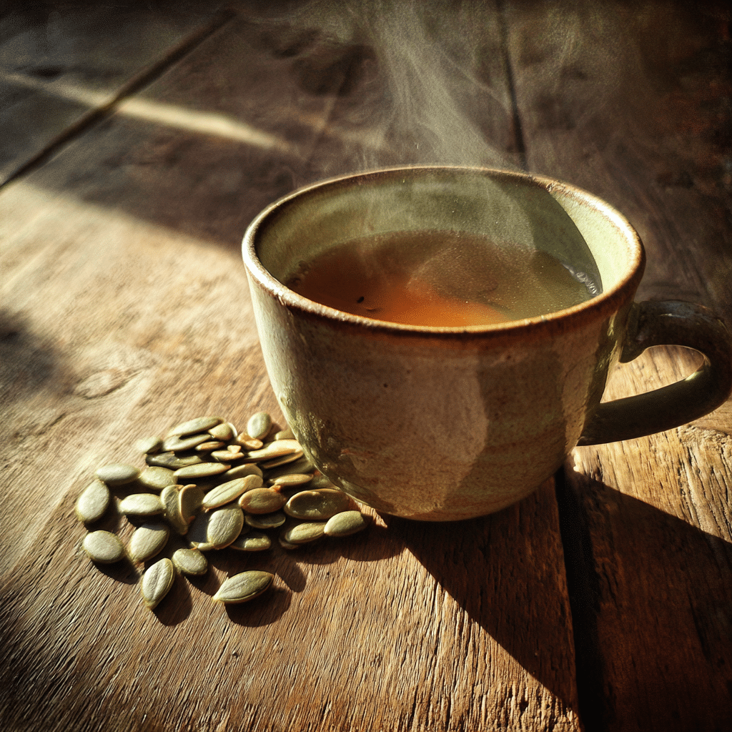 Bariatric Pumpkin Seed Tea Recipe 4 Bariatric pumpkin seed tea recipe in a cup