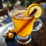 Mounjaro tea recipe with lemon, ginger, and cinnamon