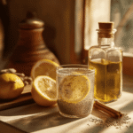Natural Ozempic Recipe 5 Natural Ozempic recipe fat-burning drink on kitchen counter