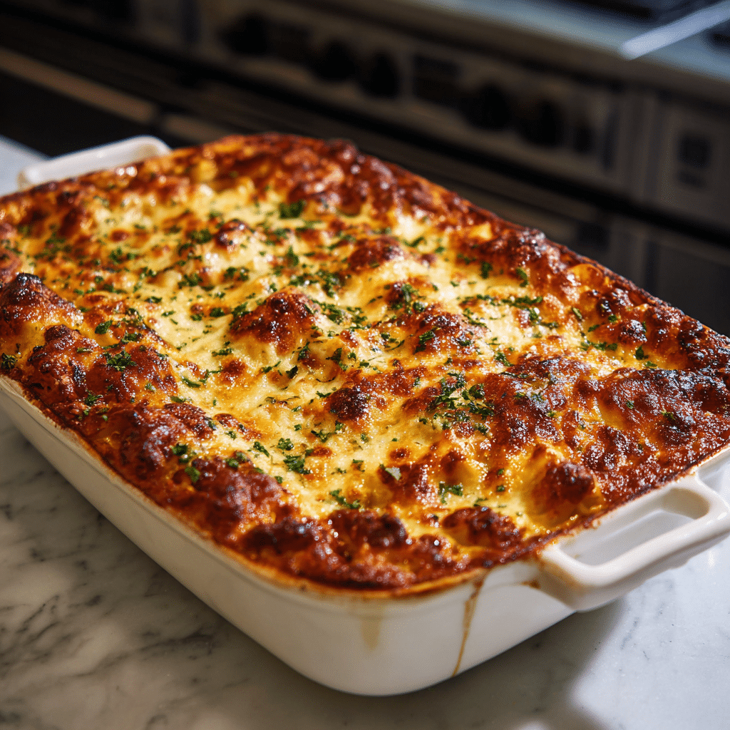 San Giorgio Lasagna Recipe 6 Finished San Giorgio lasagna fresh from oven