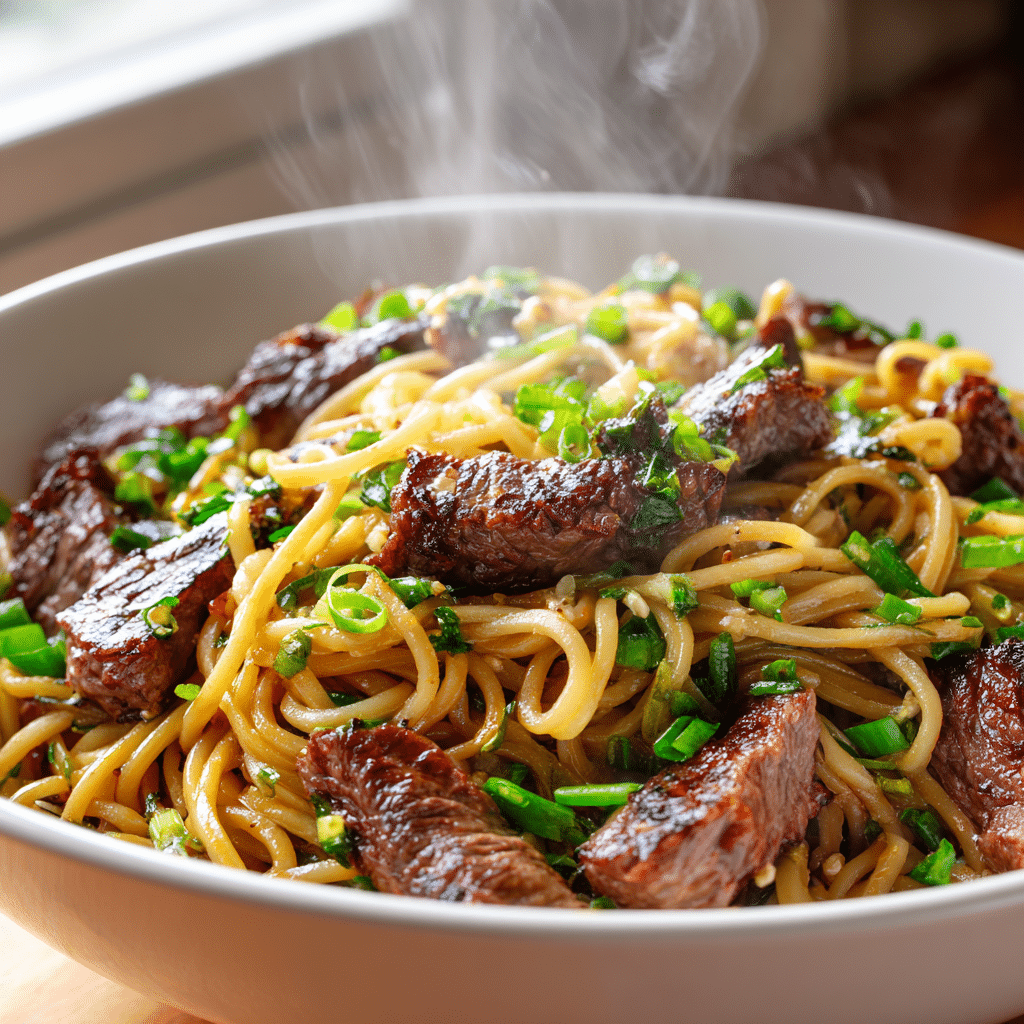 Garlic Butter Steak Lightning Noodles 6 Steak cooking with garlic butter